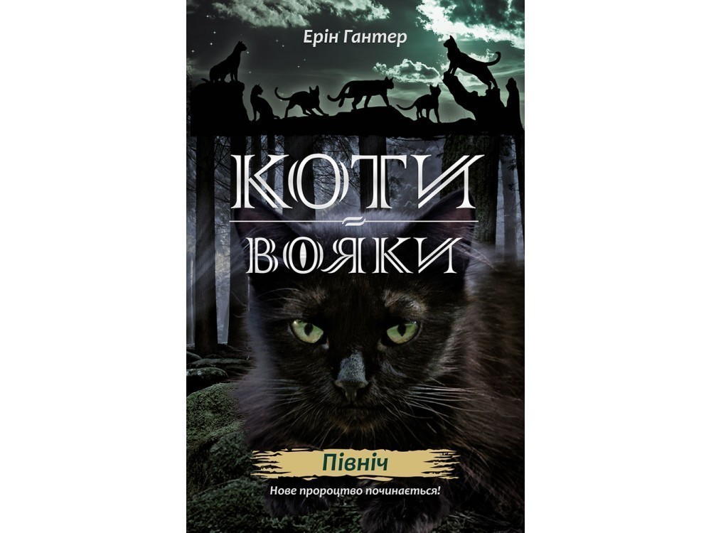 Обкладинка книги Коти - вояки. Нове пророцтво. Книга 1. Північ