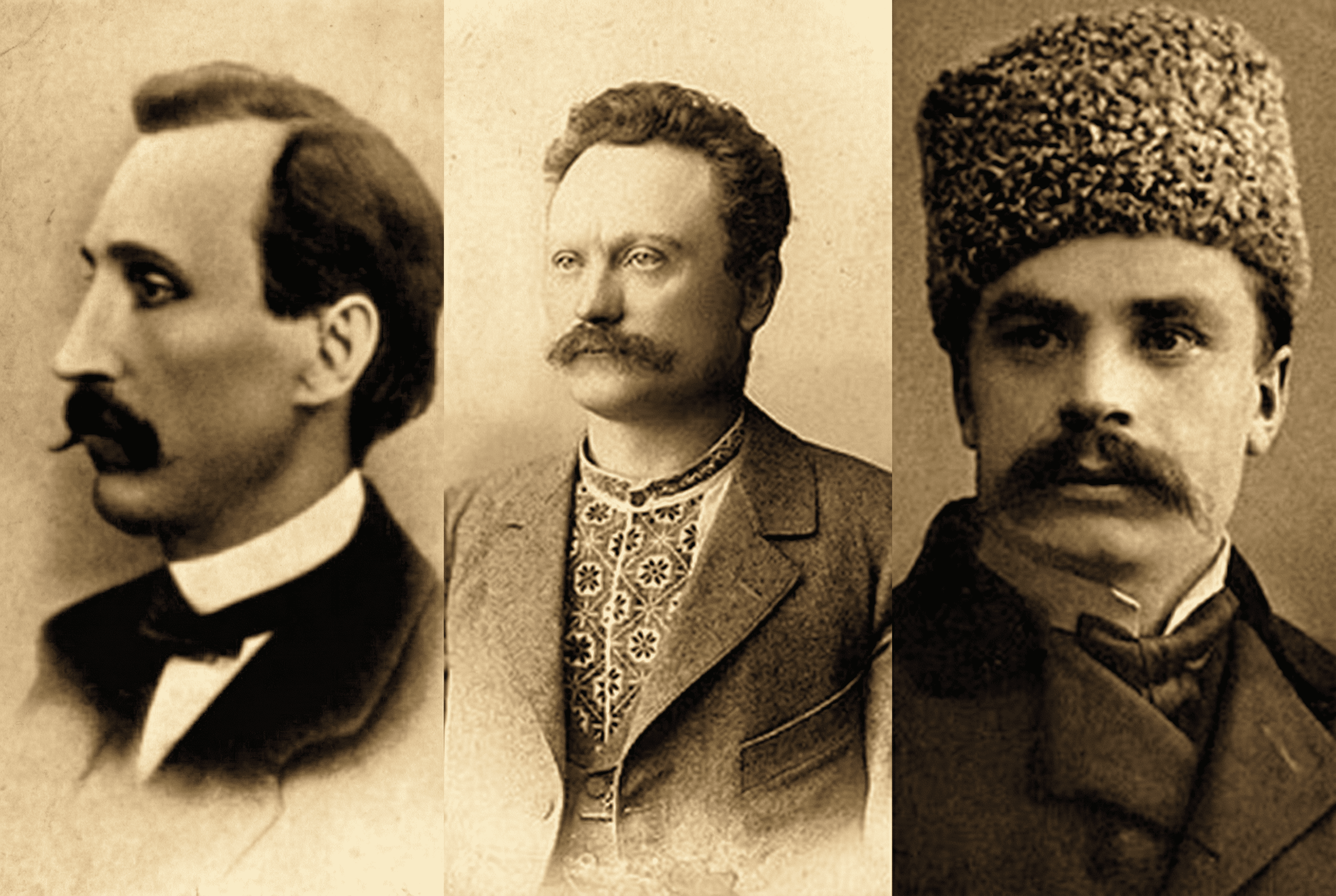 Куліш, Франко та Винниченко в горизонтальній орієнтації Куліш, Франко та Винниченко в горизонтальній орієнтації